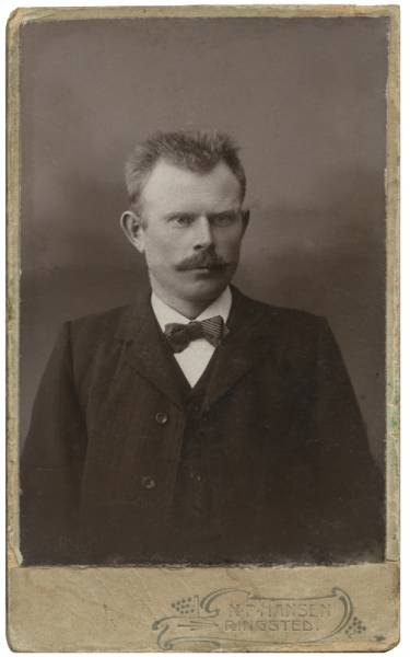 Peter Langeland i 1907, 26 år gammel