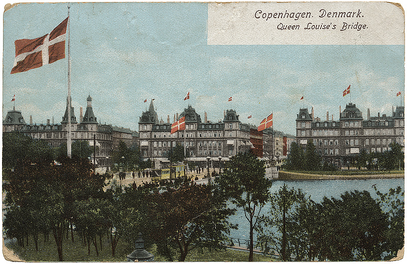 Kort fra Poul til Peter. 1908. Kort fra Poul til Peter. 1908.