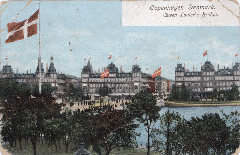 Postkort fra Poul til Peter hos Buus Madsen Dall Postkort fra Poul til Peter hos Buus Madsen Dall