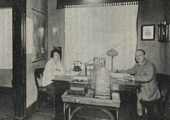 De samv. jydske Husmandsforeningers Kontor ca. 1927