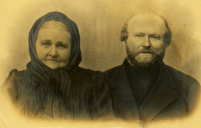 Niels og Mette Johanne ca. 1885